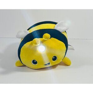 Moosh Moosh Bee Flashlight Plush Soft Toy  Nightlight Batteries Works Clean